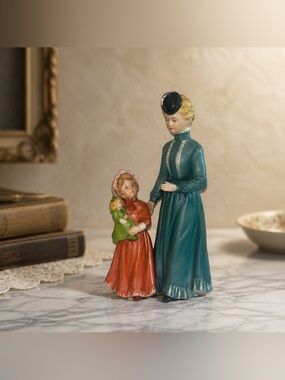 Home interior #8812 Mother Daughter and Doll Sunday Stroll Figurine